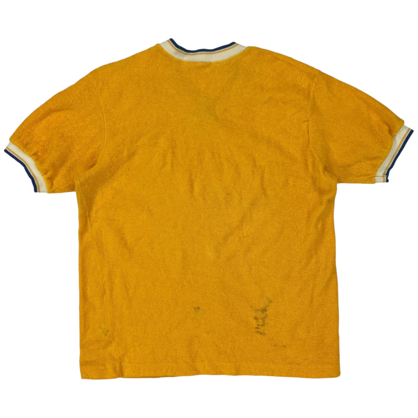 Vintage 1960s terry cloth ringer tee (M)