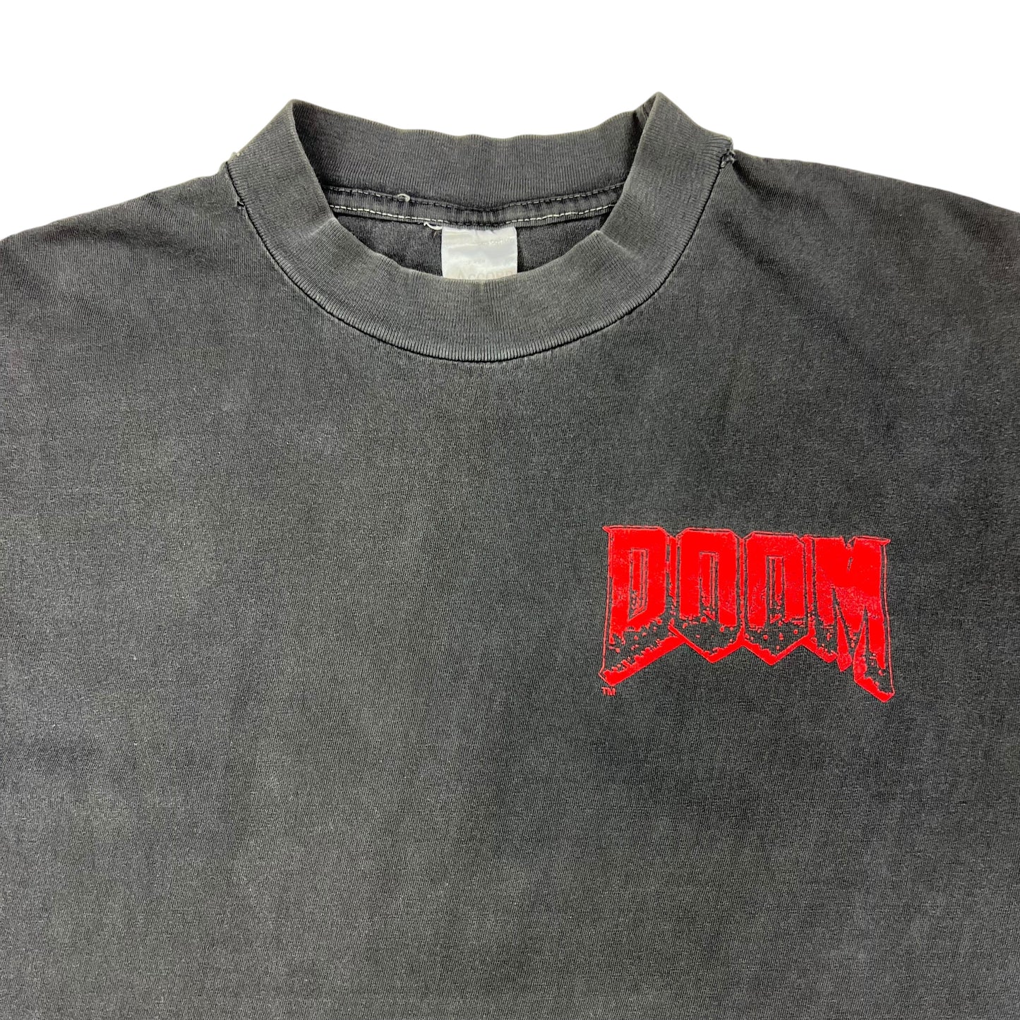 Vintage 90s DOOM Nothing Can Save You. faded video game tee (XL)