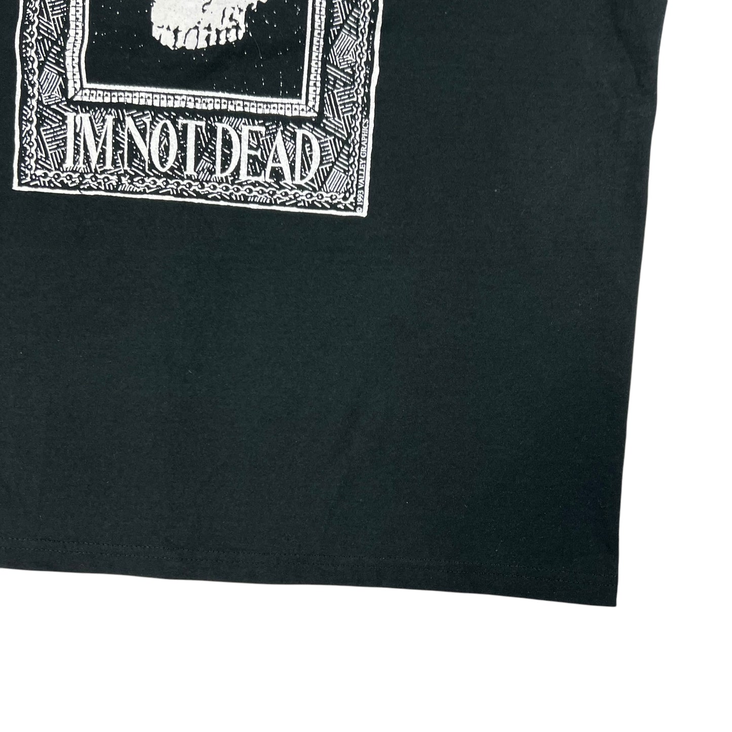 Vintage Y2K Grateful I’m Not Dead biker tee (L)