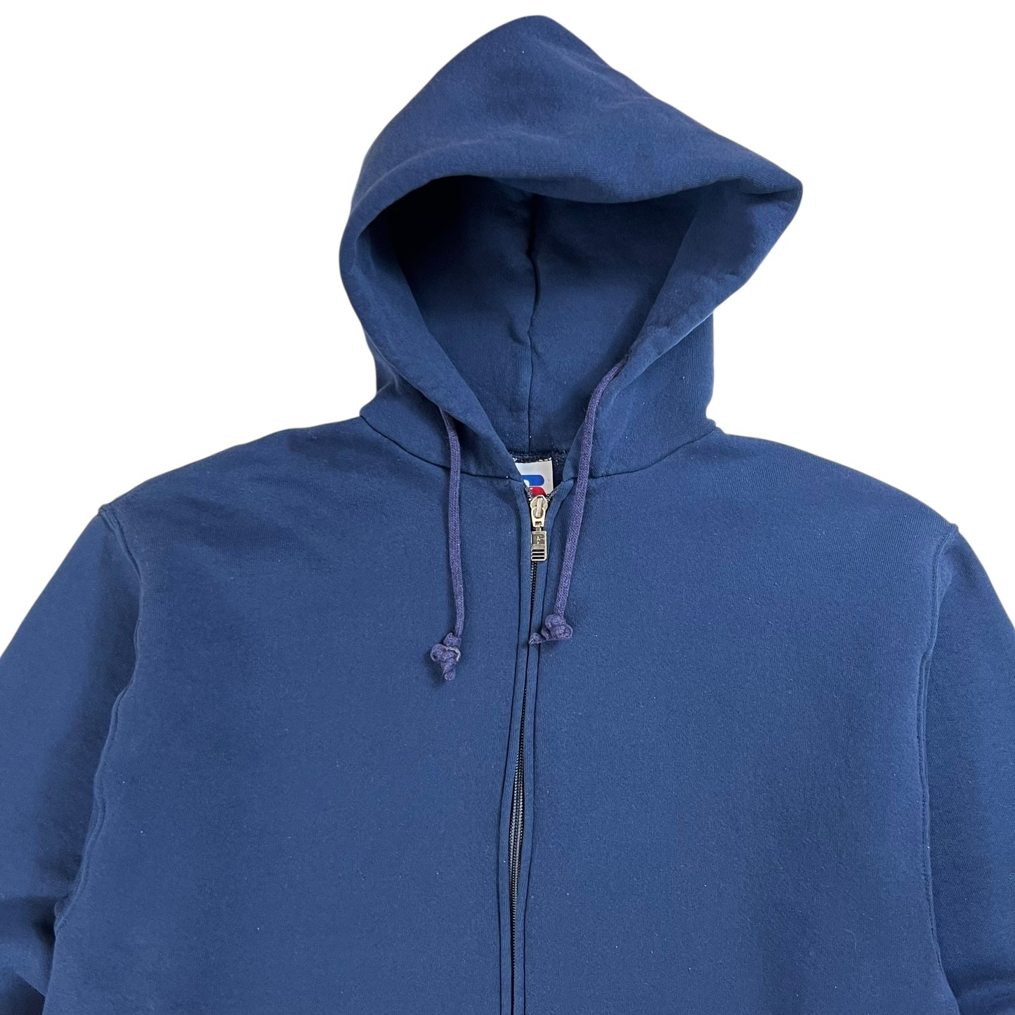 Vintage 90s Russell Athletic navy zip up hoodie (M)