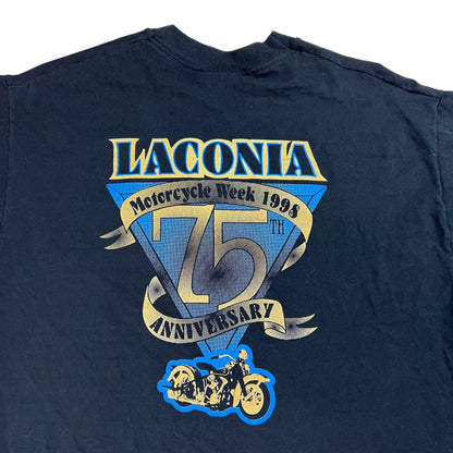 Vintage 1998 Laconia Motorcycle Weekend biker tee (XL)