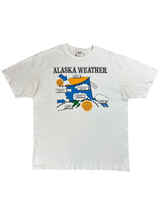 Vintage 90s Alaska shitty Weather tee (XL)