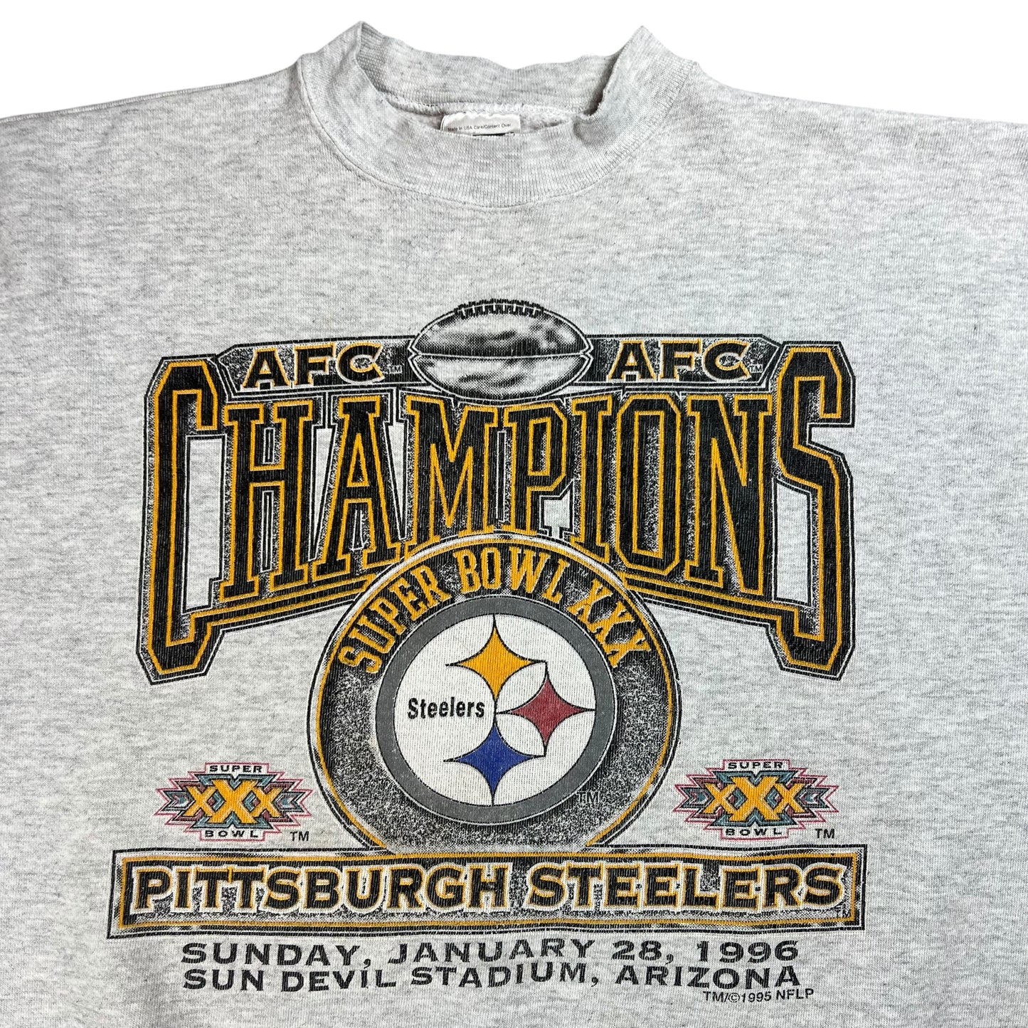 Vintage 1996 Pittsburgh Steelers Super Bowl XXX crewneck (XL)