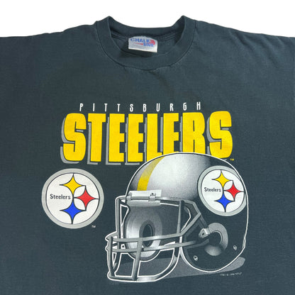 Vintage 1996 Chalk Line Pittsburgh Steelers helmet tee (XL)