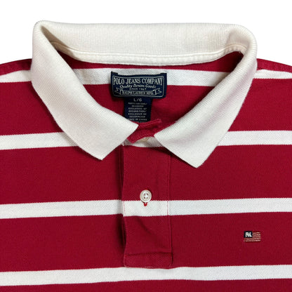 Vintage Y2K Polo Ralph Lauren Jeans Co. mini flag polo shirt (L)