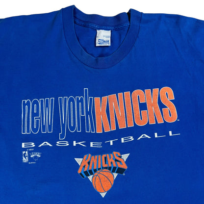 Vintage 90s Salem Sportswear New York Knicks Basketball tee (XL)