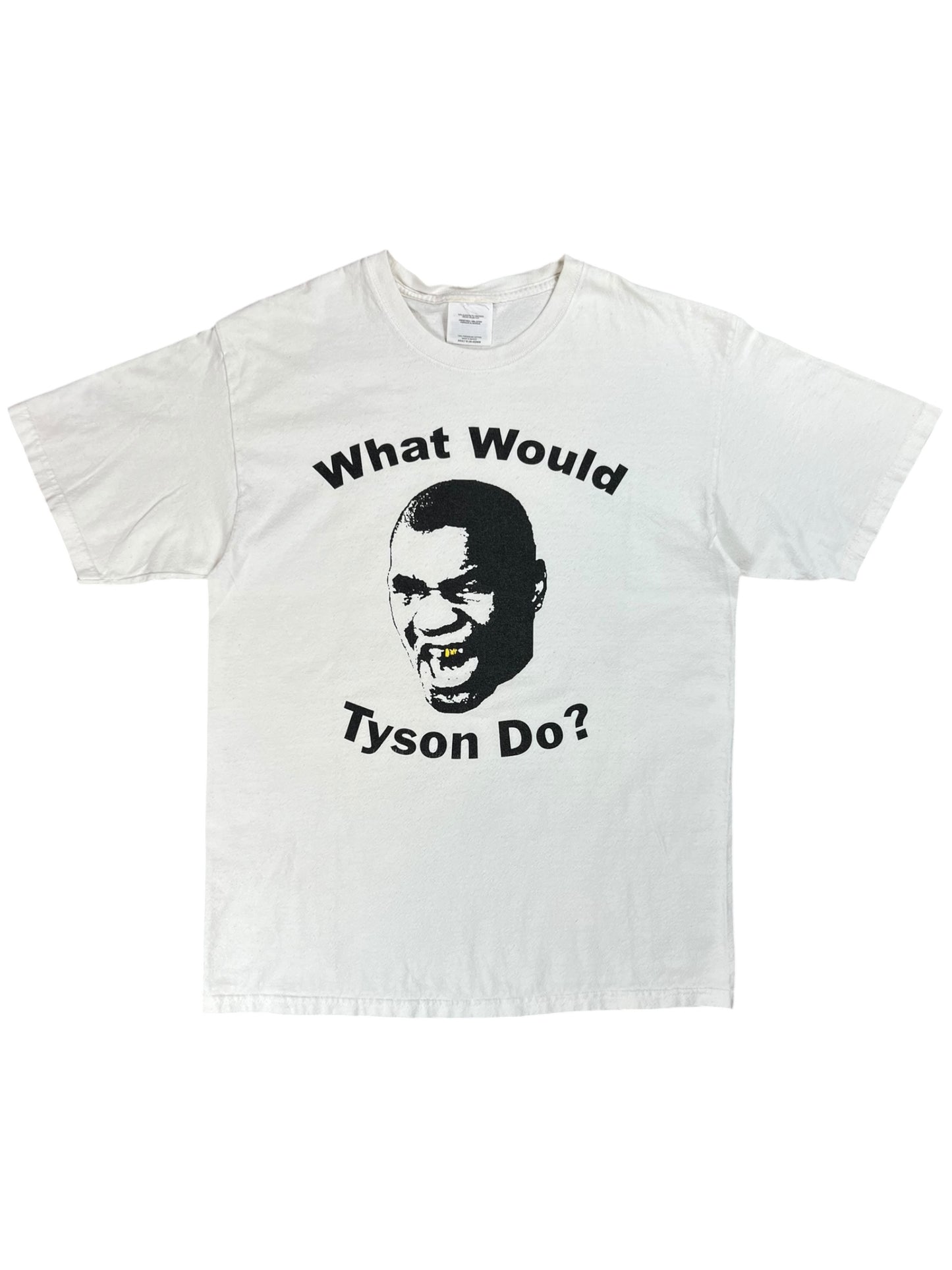 Vintage Y2K Mike Tyson “What Would Tyson Do?” Tee (M)