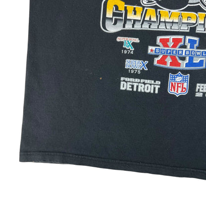 Vintage 2006 Pittsburgh Steelers Super Bowl champions faded tee (XL)