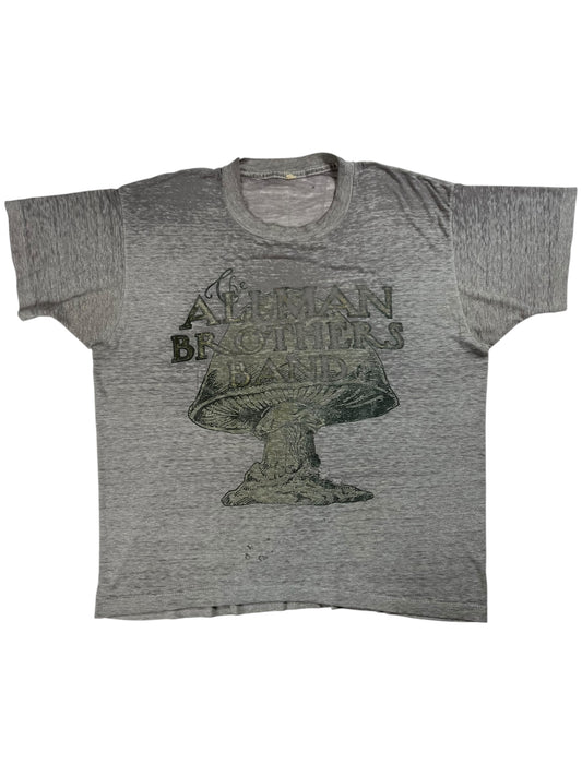 Vintage 90s The Allman Brothers Band threadbare distressed band tee (L)