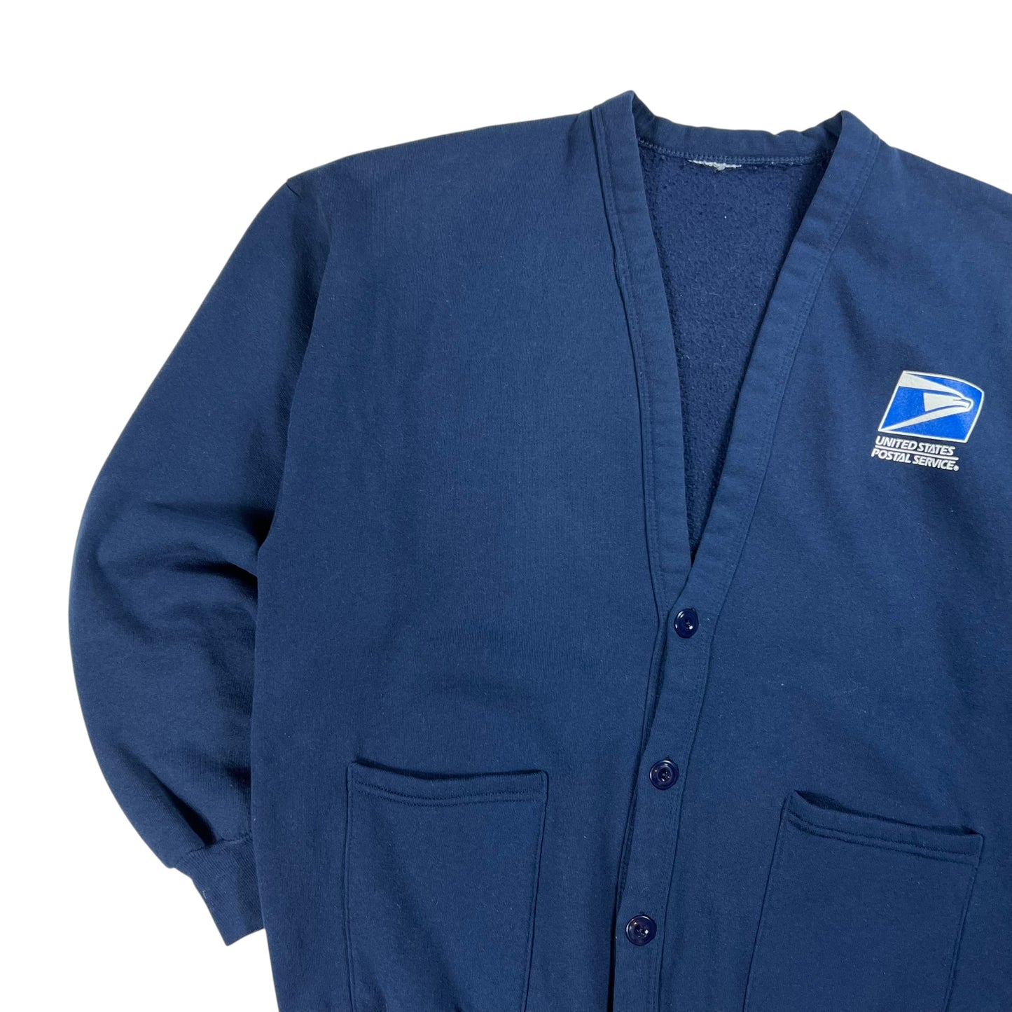 Vintage 90s United States Postal Service USPS cardigan sweatshirt (L)