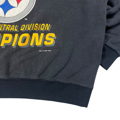 Vintage 1994 Nutmeg Pittsburgh Steelers AFC champs faded crewneck (XL)
