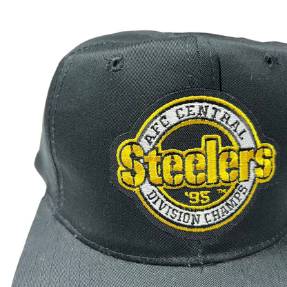 Vintage 1995 Starter Pittsburgh Steelers Division Champs SnapBack