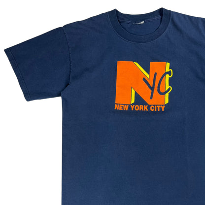 Vintage 90s New York City NYC MTV parody tee (L)