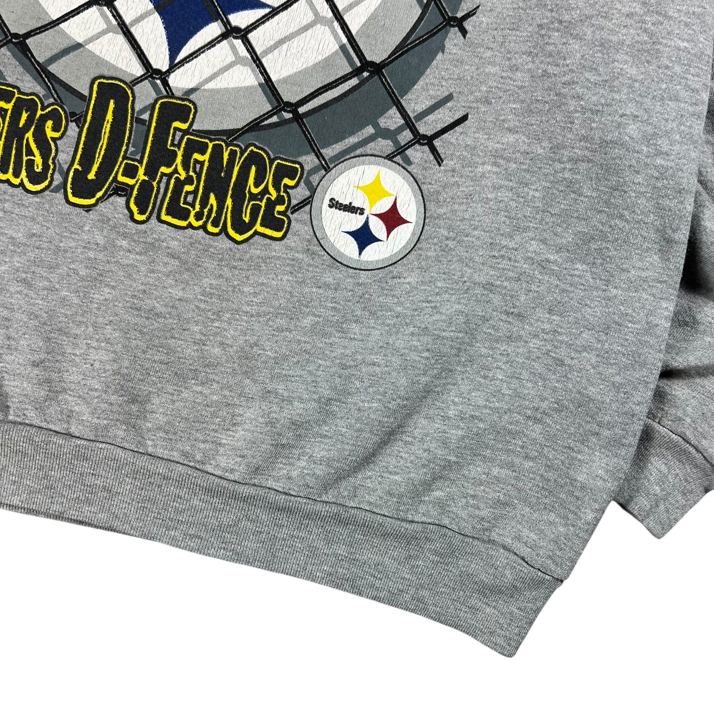 Vintage 90s CSA Pittsburgh Steelers D-Fence crewneck (L)
