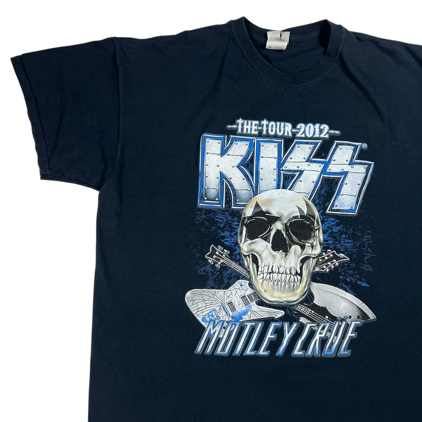 2012 KISS Motley Crue concert band tee (XL)