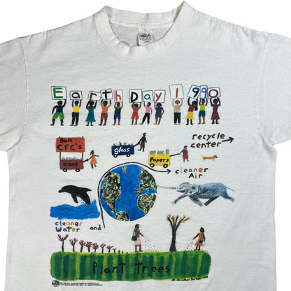 Vintage 1990 Earth Day Jonathan Parker art tee (M)