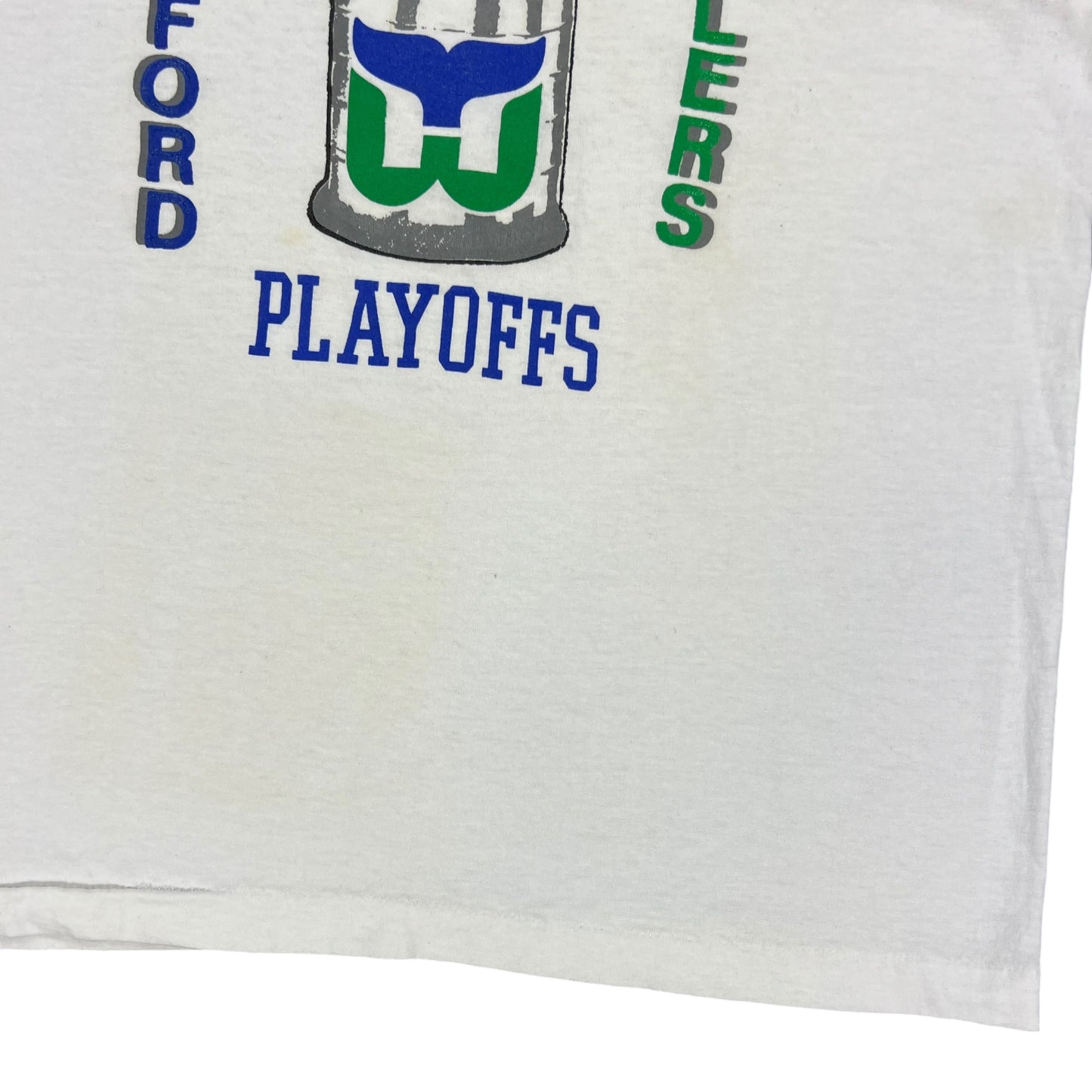 Vintage 1986 Hartford Whalers Stanley Cup tee (L)