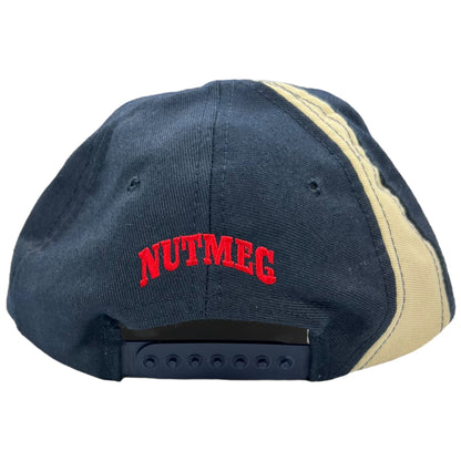 Vintage 90s Nutmeg Notre Dame Fighting Irish brim script SnapBack