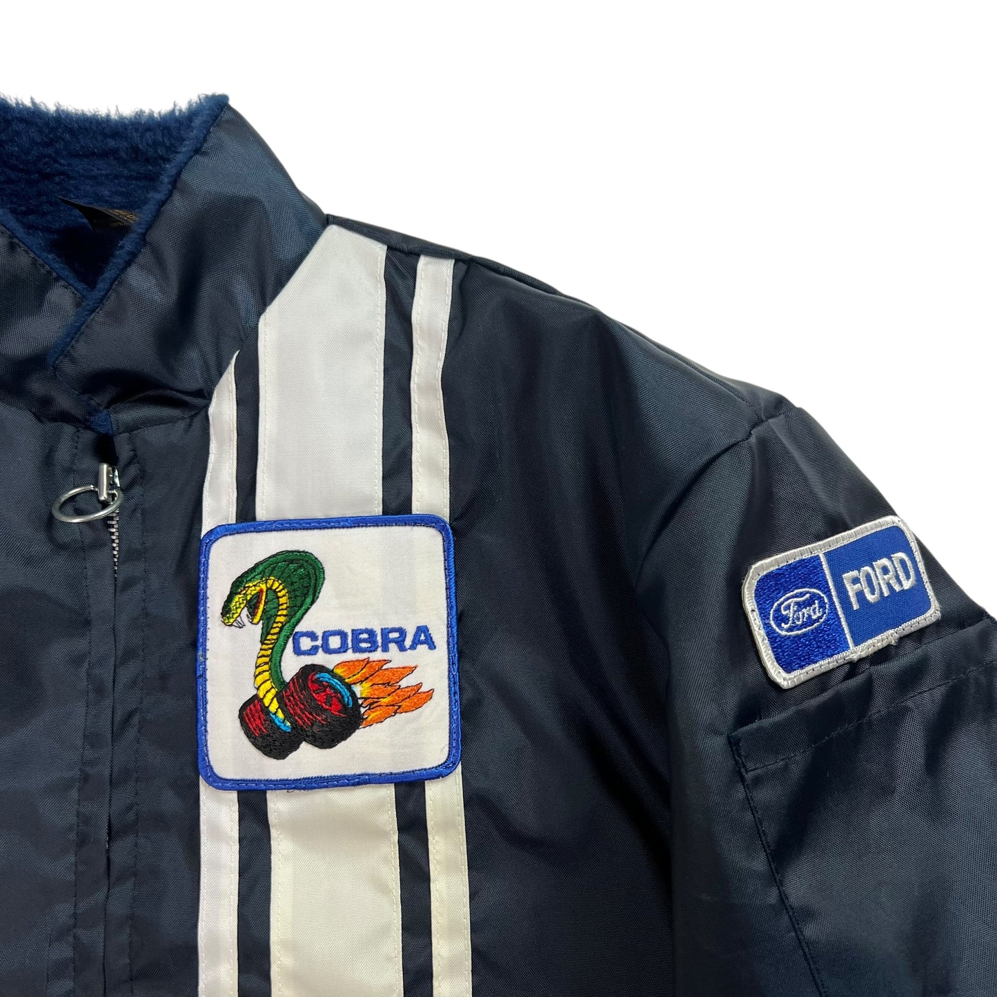 Vintage 1970s Ford Shelby Cobra lined jacket (M)