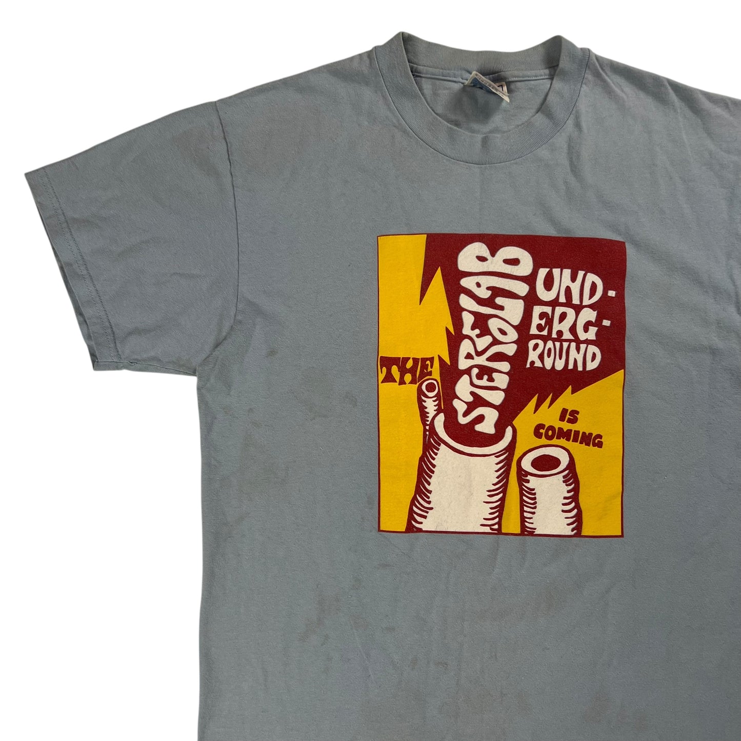 Vintage 90s The Sterolab Underground is coming band tee (L)