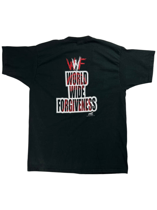 Vintage 90s John 3:16 World Wide Forgiveness WWE Jesus tee (XL)