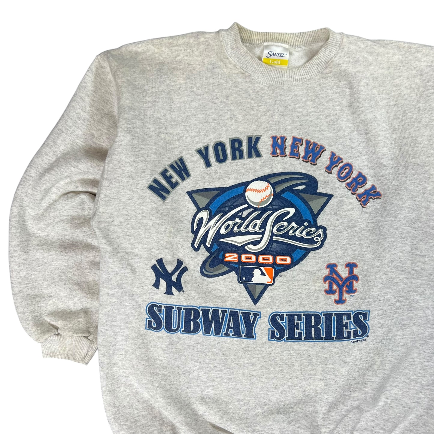 Vintage 2000 New York Yankees Mets Subway Series crewneck (L)