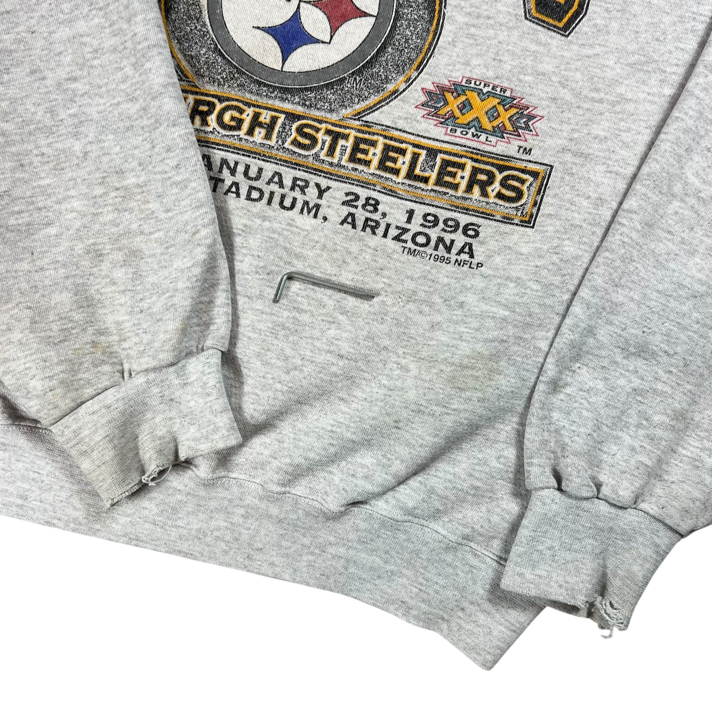 Vintage 1996 Pittsburgh Steelers Super Bowl XXX crewneck (XL)