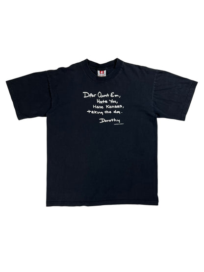 Vintage 90s Wizard of Oz Dorothy Dear Aunt Em tee (L)