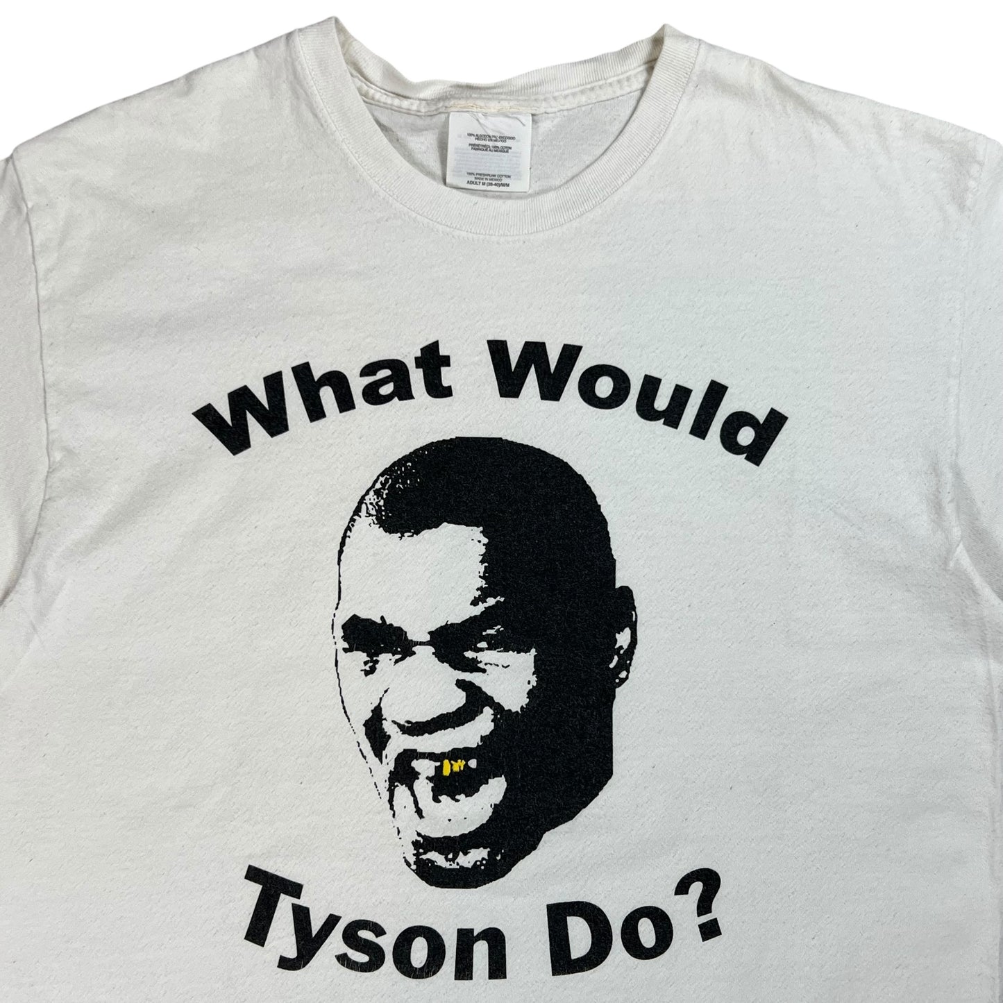 Vintage Y2K Mike Tyson “What Would Tyson Do?” Tee (M)