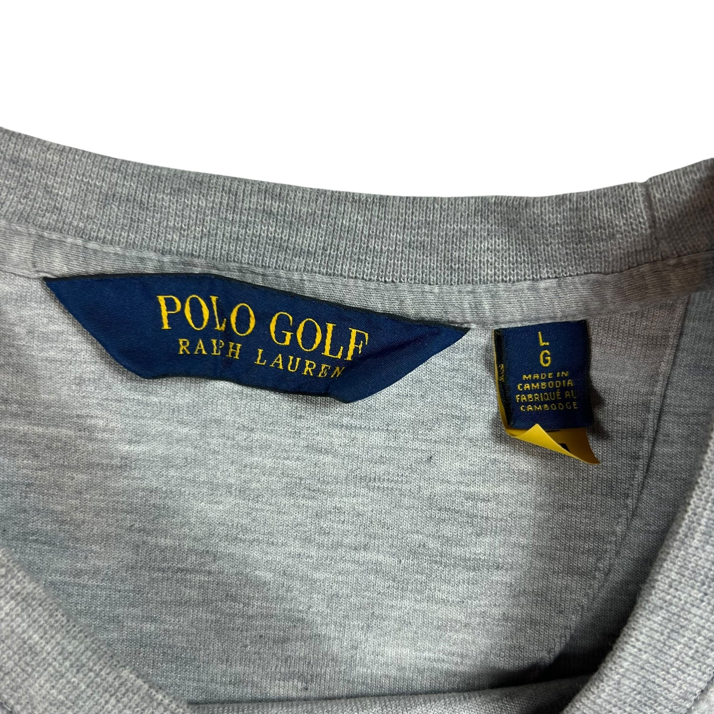 Y2K Polo Ralph Lauren Golf Polo Bear Crewneck (L)