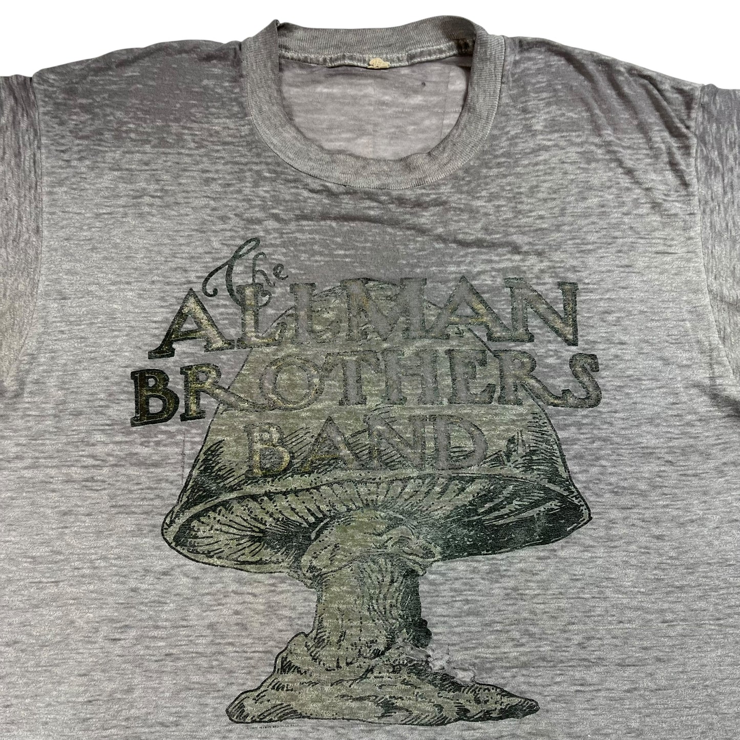 Vintage 90s The Allman Brothers Band threadbare distressed band tee (L)