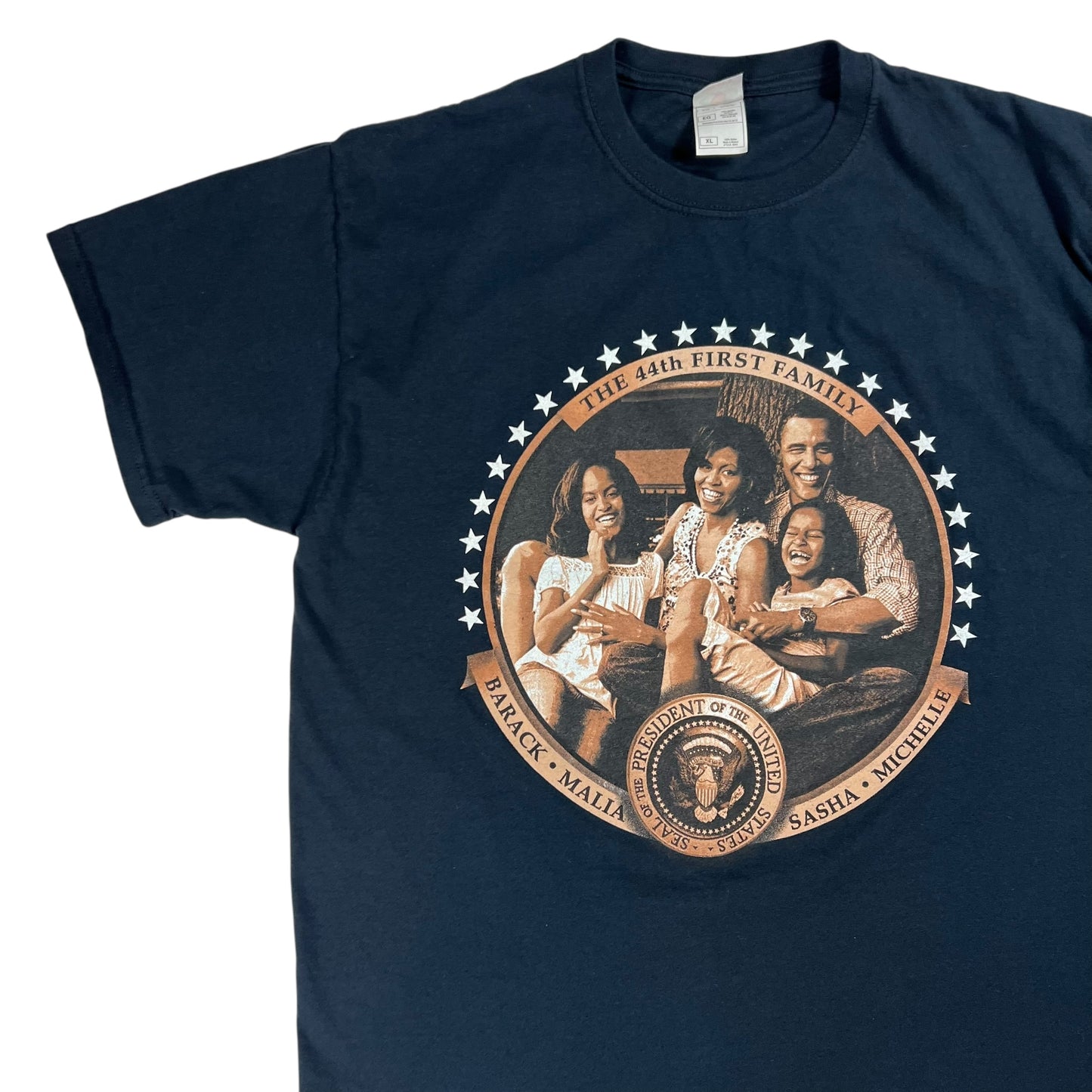 Y2K Barack Obama The 44th First Family President tee (L)