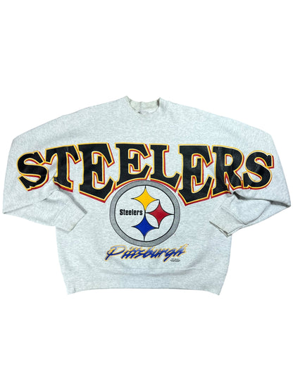 Vintage 1995 Cliff Engle Pittsburgh Steelers spell out crewneck (L)