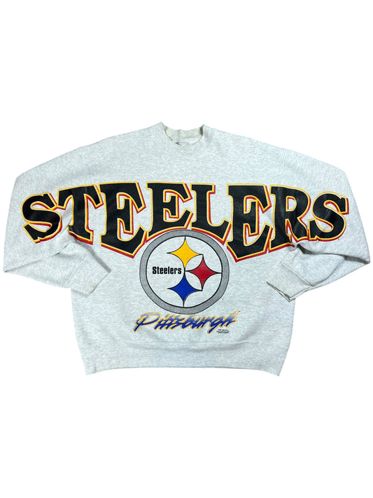 Vintage 1995 Cliff Engle Pittsburgh Steelers spell out crewneck (L)