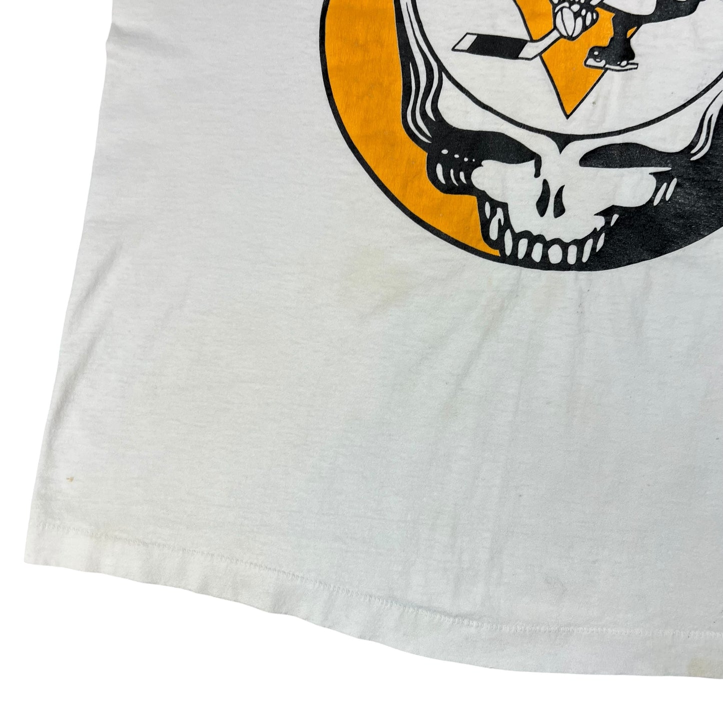 Vintage 1991 Grateful Dead Pittsburgh Penguins Stanley Cup champs Ripple band lot tee (XL)