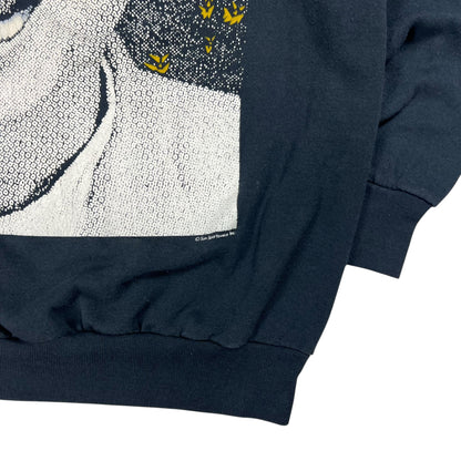 Vintage 80s WHAT A SCREAM Halloween spooky vampire crewneck (M)