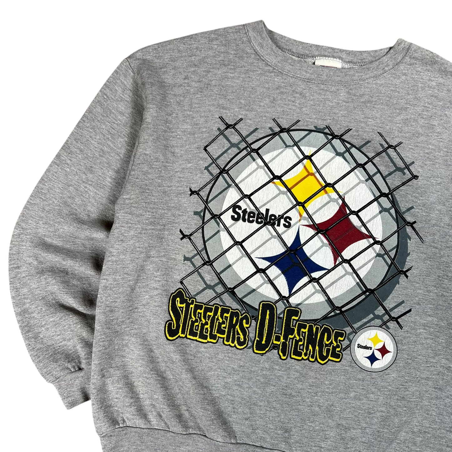 Vintage 90s CSA Pittsburgh Steelers D-Fence crewneck (L)