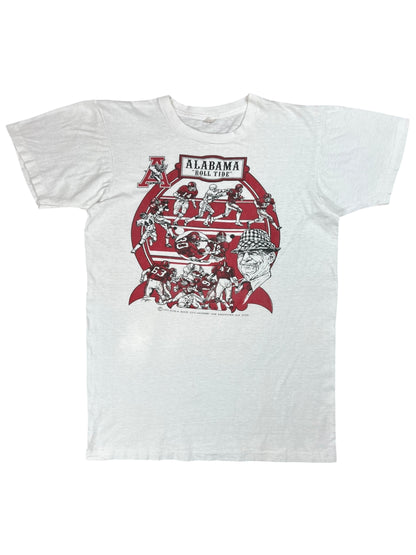 Vintage 1975 University of Alabama Football Crimson Tide Bear Bryant tee (M)