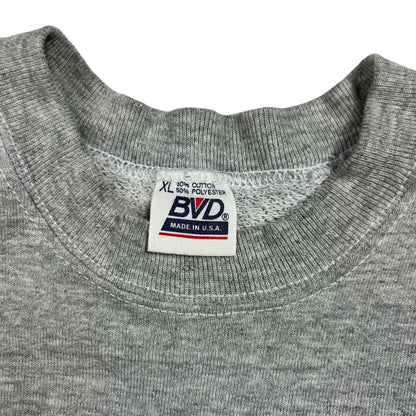 Vintage 90s BVD grey blank crewneck (L)