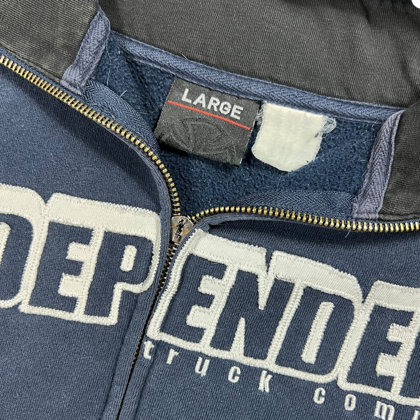 Vintage Y2K Independent Truck Company faded skate hoodie (L)