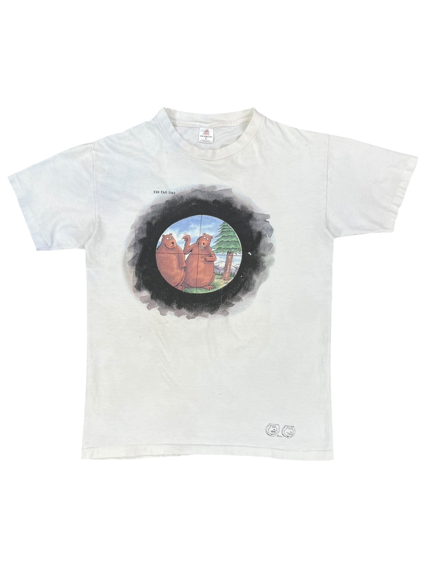 Vintage 90s The Far Side Bears Hunter tee (M)