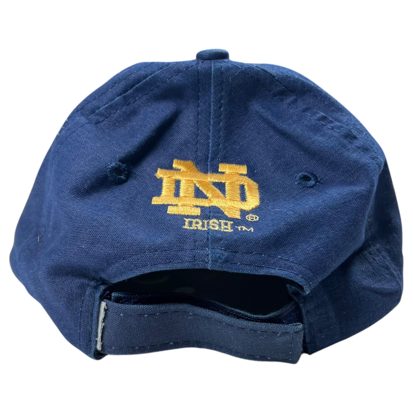 Vintage 90s Sports Specialties Notre Dame Fighting Irish StrapBack Hat DS