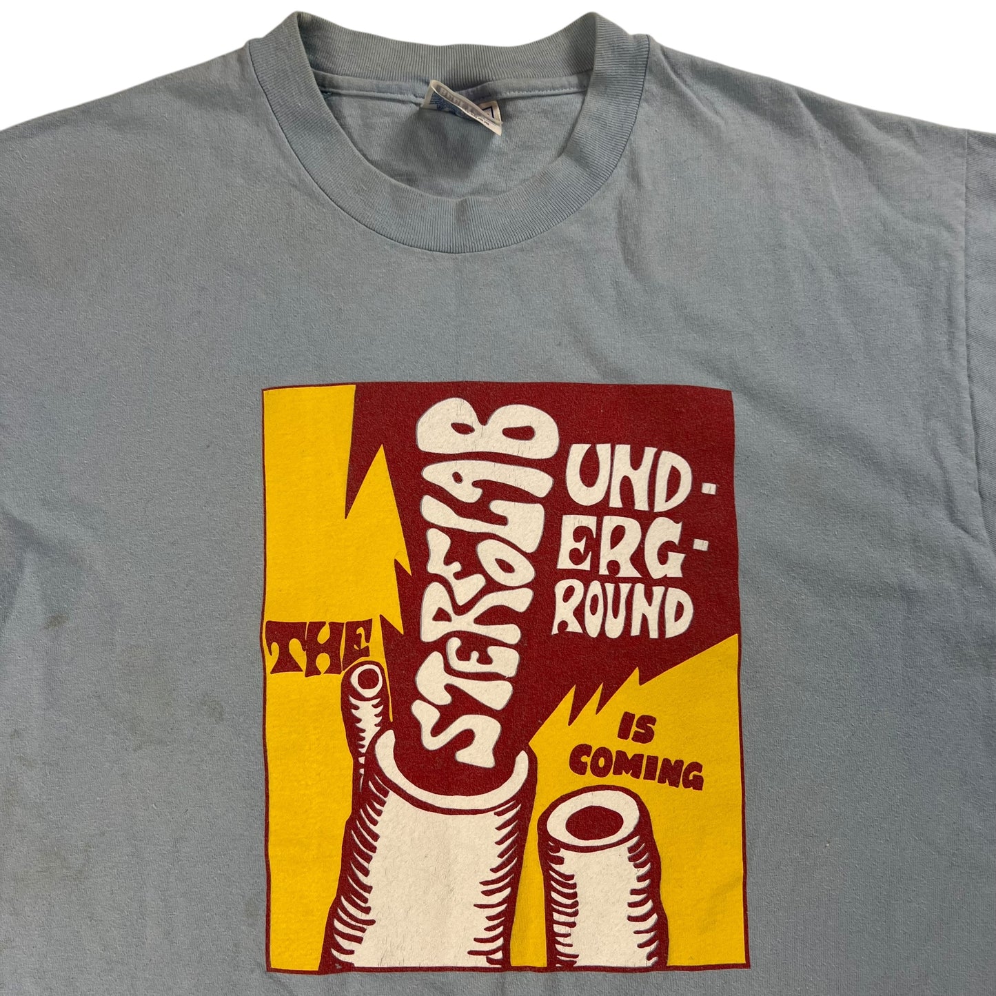 Vintage 90s The Sterolab Underground is coming band tee (L)