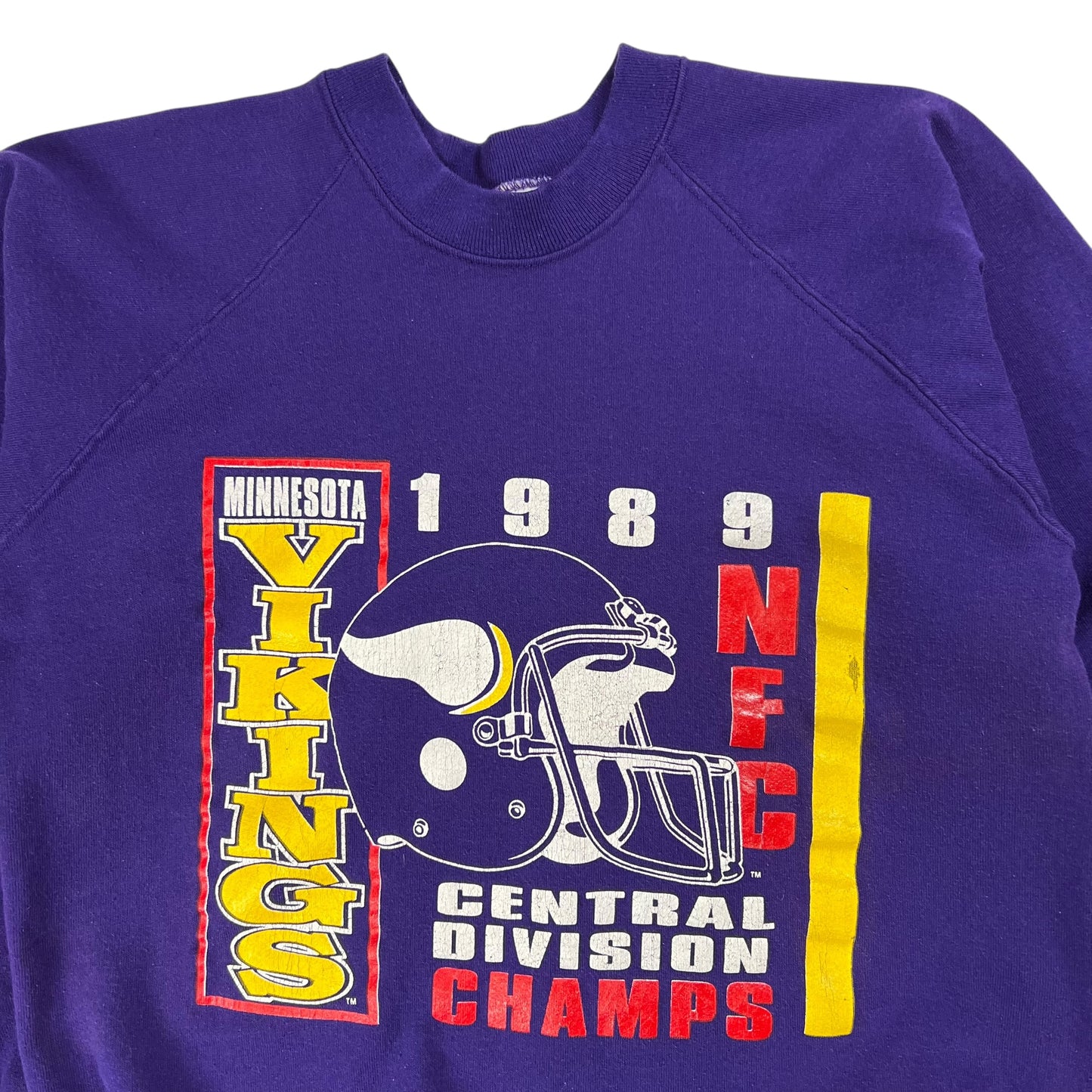 Vintage 1989 Minnesota Vikings NFL crewneck (S)