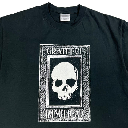 Vintage Y2K Grateful I’m Not Dead biker tee (L)