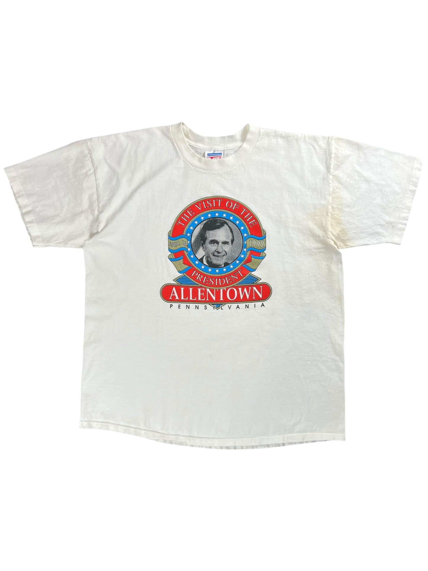 Vintage 1992 George Bush Sr. President tee (XL)