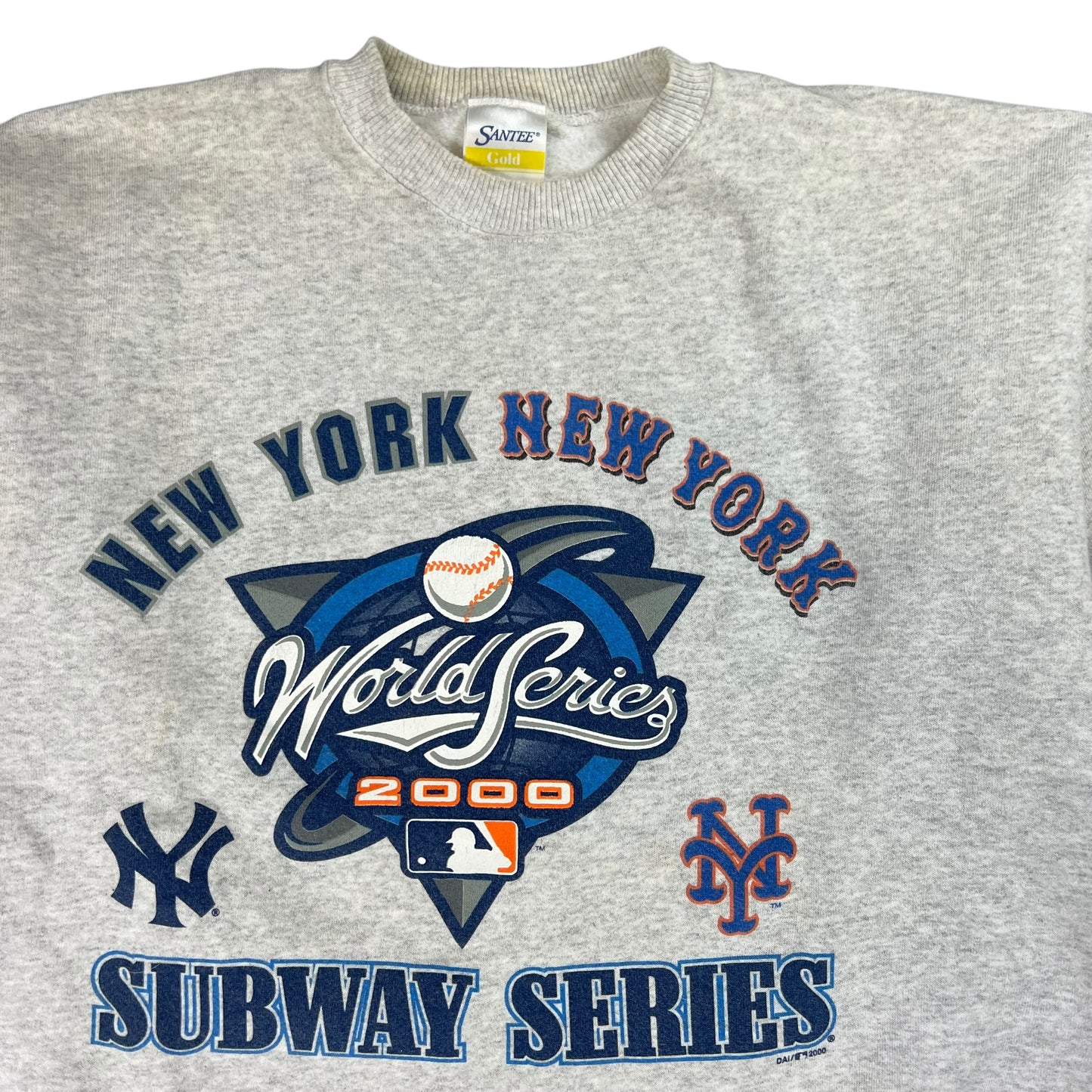 Vintage 2000 New York Yankees Mets Subway Series crewneck (L)