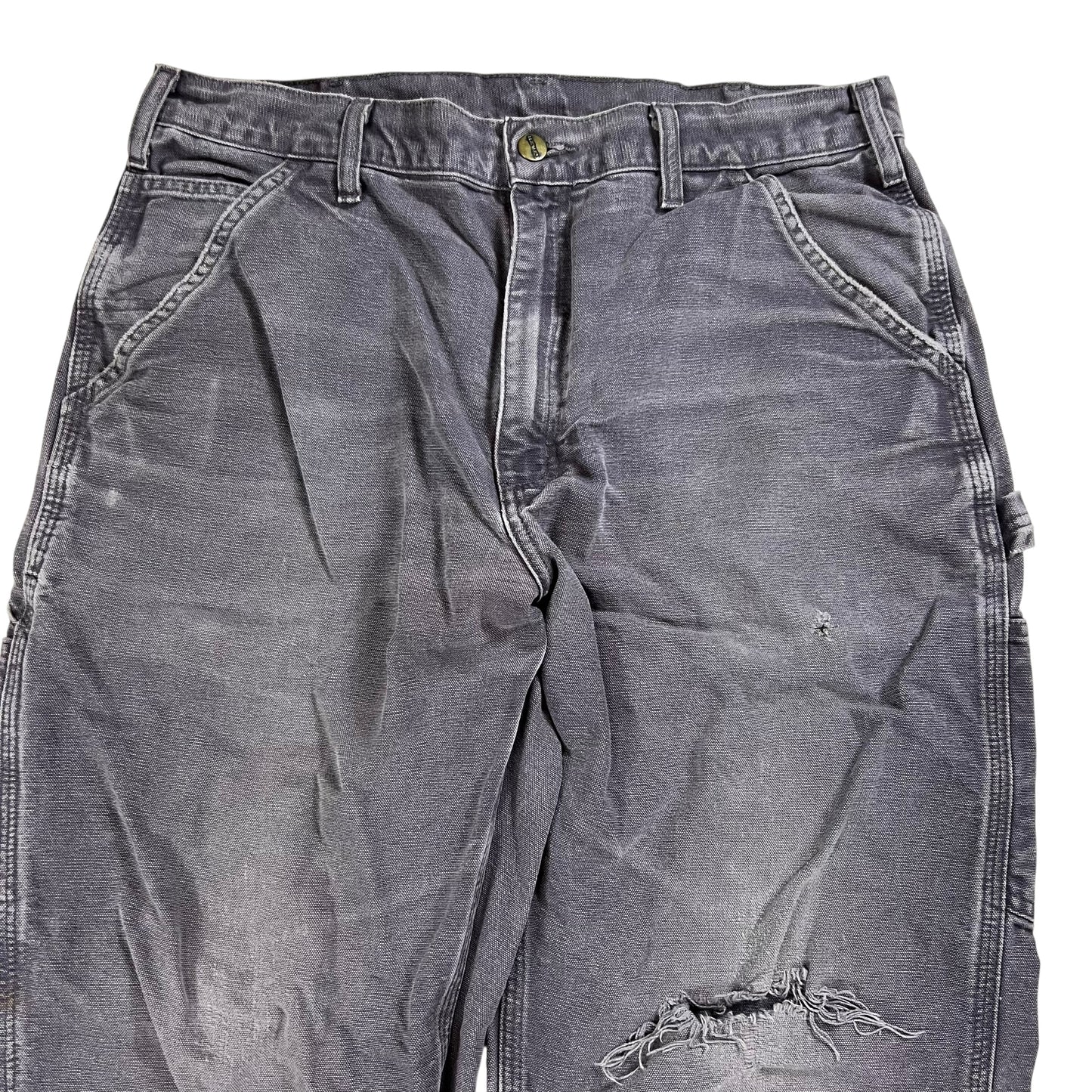 Vintage 90s Carhartt faded distressed work pants (34x30)
