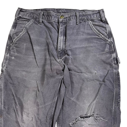 Vintage 90s Carhartt faded distressed work pants (34x30)