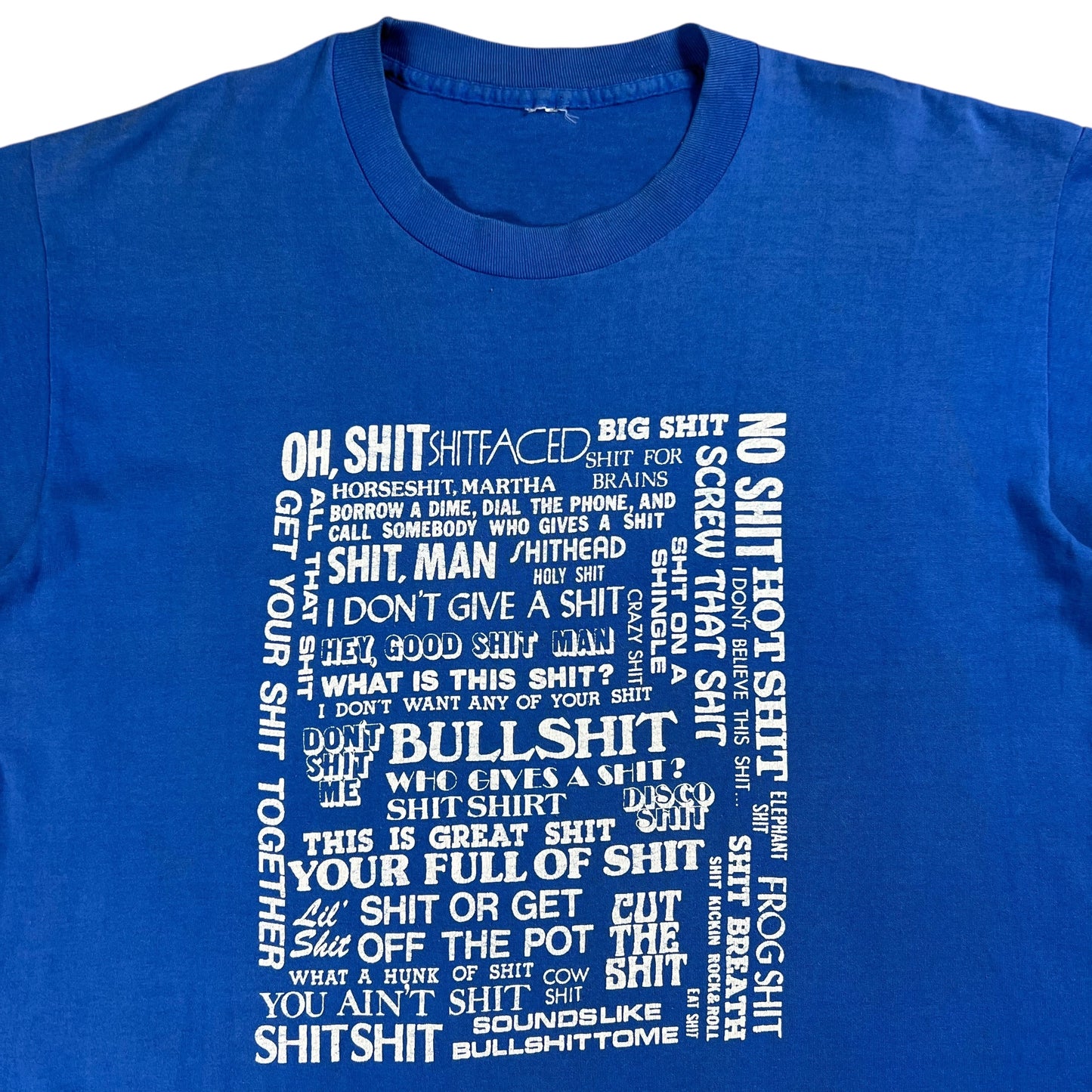 Vintage 80s everything’s shit raunchy tee (M)
